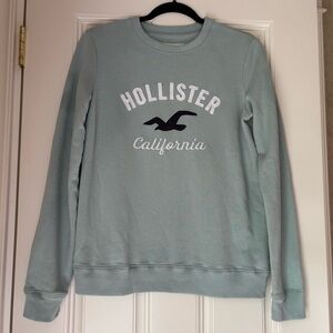 Hollister California Seafoam Green Crewneck Sweatshirt